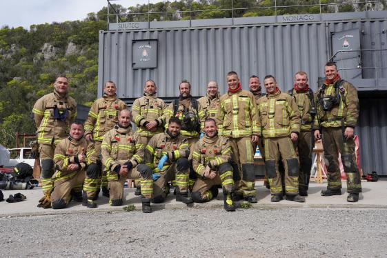 Formation des pompiers professionnels de Lugano