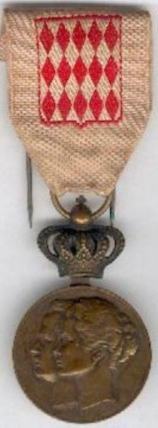 Médaille Mariage Prince rainier III