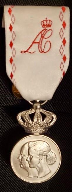 Médaille Mariage Prince albert II